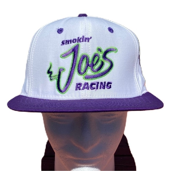 Vintage Smokin Joe’s Racing Hat Snap Back Made in USA NASCAR Camel Advertising - Picture 1 of 13